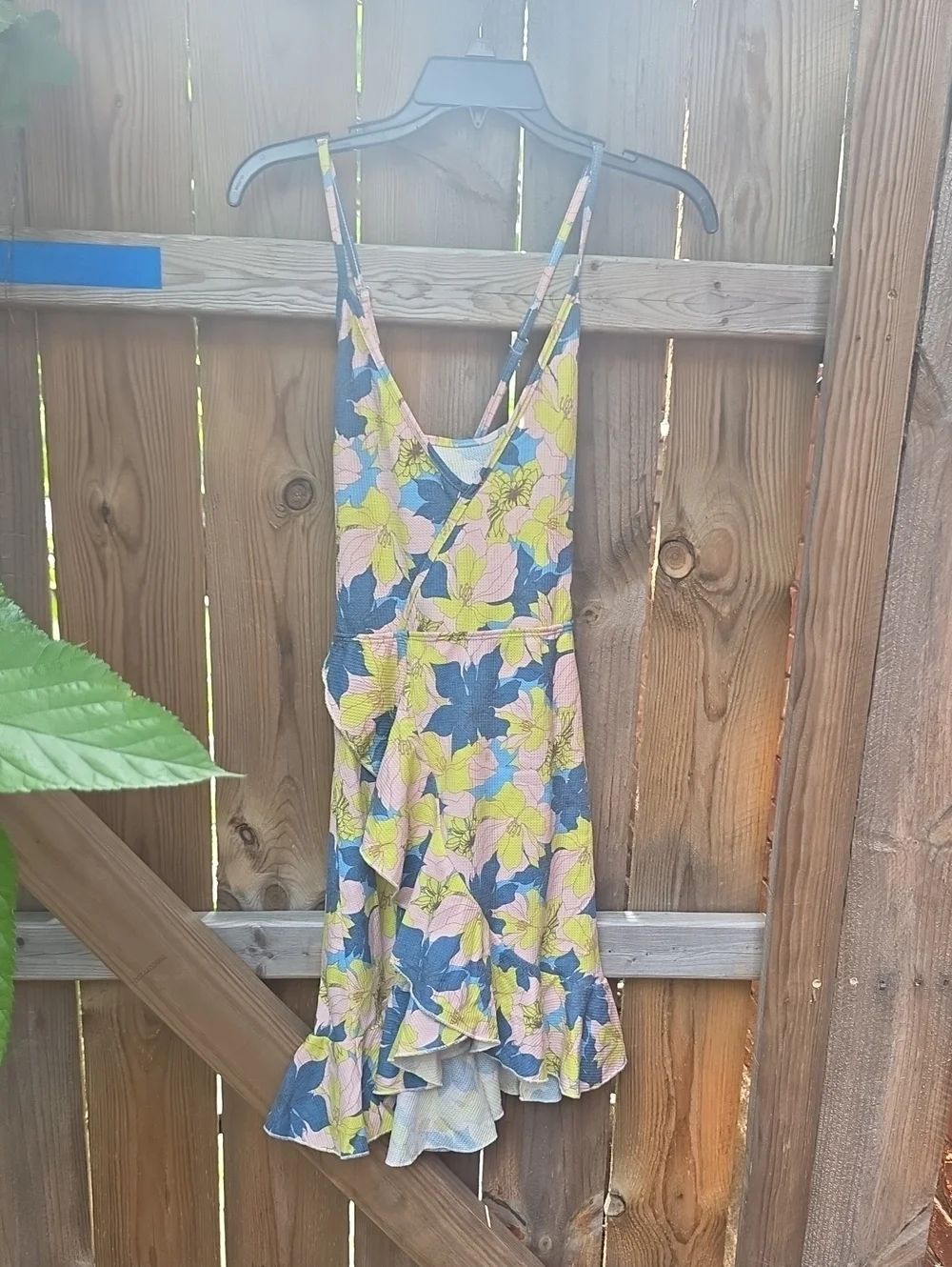 Madewell Floral Ruffle Kids One-Piece in Yellow, Pink & Blue